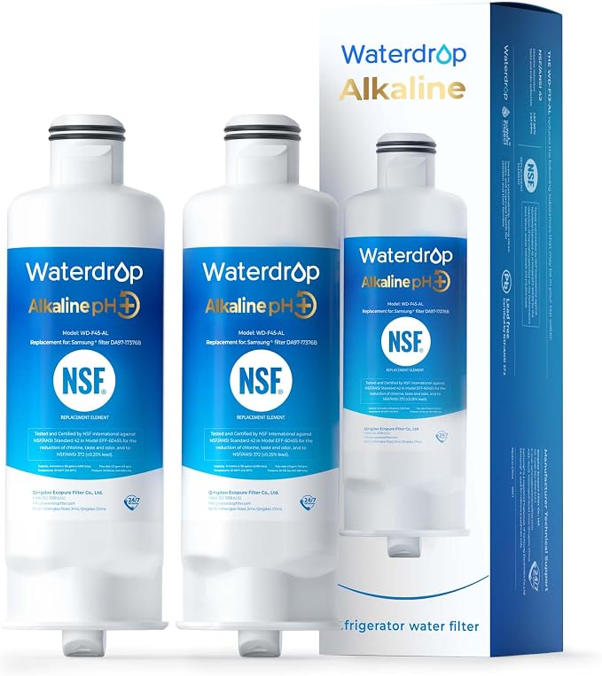 Waterdrop Alkaline DA97-17376B Water Filter, Enhances pH, Replacement by Waterdrop