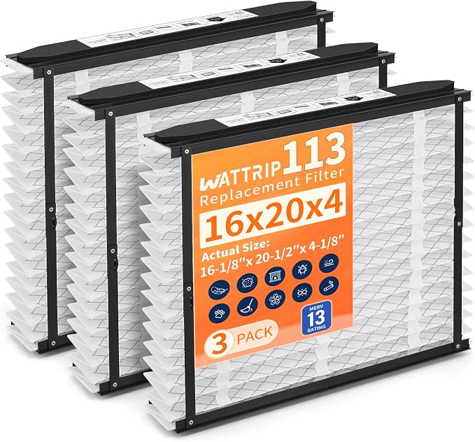 3-Pack 113 MERV 13 Replacement Filter by BreatheSmartLiveClean