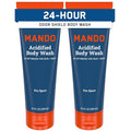 Mando Odor Shield Body Wash - 24 Hour Control - Removes Odor Better than Soap - SLS Free, Paraben Free, Skin Safe - 8.5 Ounce (Pack of 2) (Pro Sport)