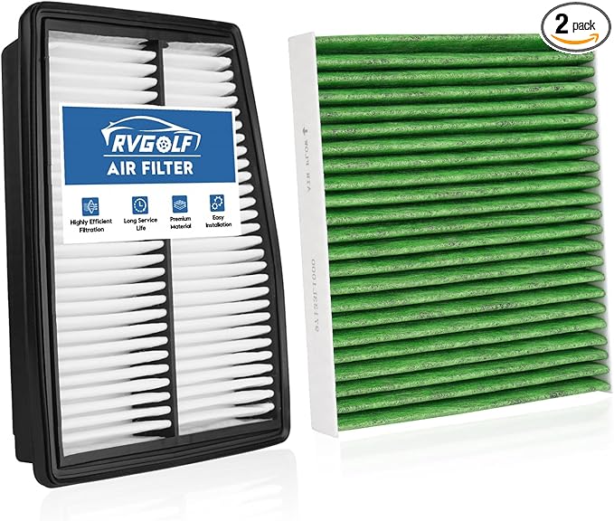 Engine+Cabin Air Filters Fit for HYBRID Hyundai Santa Fe 21-25, Sonata 20-25 by RVgolf