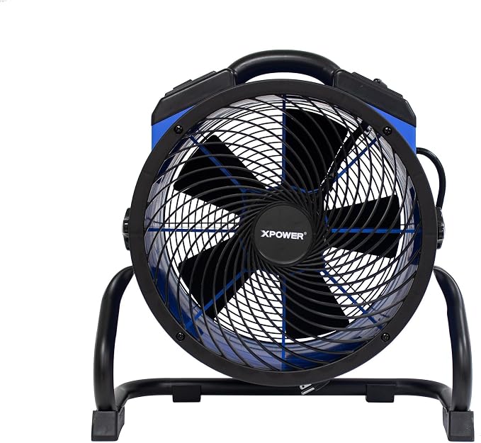 XPower FC-300A 1/4 HP 2100 CFM 14" 4 Speed Multipurpose Pro Air Circulator Fan - Image 3