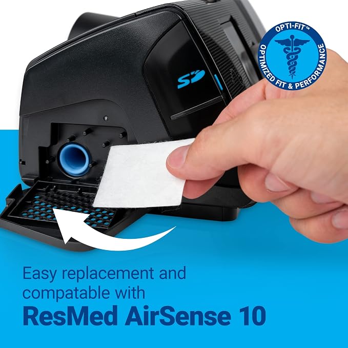 NUWAVE Replacement Filter for ResMed Part Number S9/S10 Standard Pollen Filter - Image 6