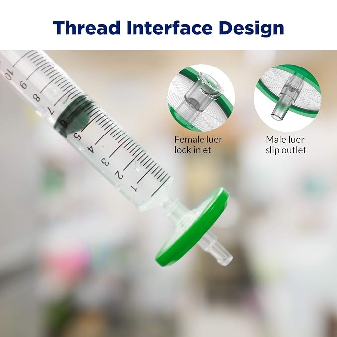 Membrane Solutions 60 Pack Syringe Filter Sterile PES Hydrophilic Filtration - Image 6