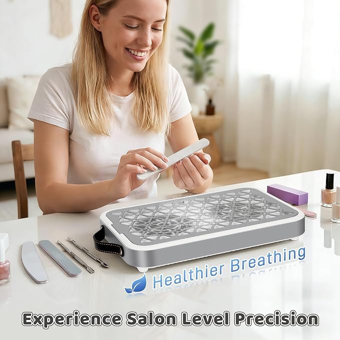 Nail Dust Collector, 1600PA Professional Nail Vacuum Dust Collector Fan - Image 5
