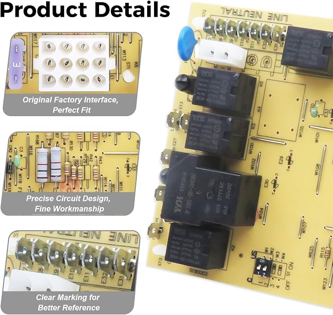 Furnace Control Board 50A55-743, Replacement - Image 3