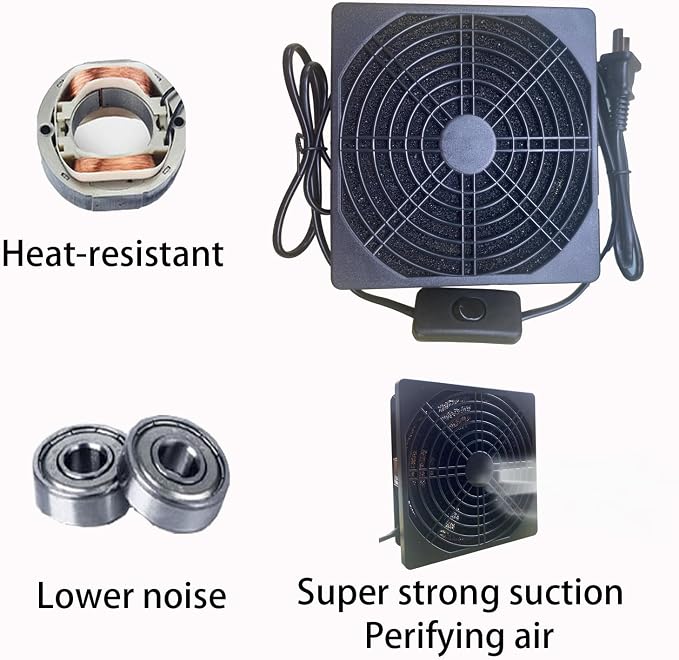 Solder Fume Extractor Soldering Smoke Absorber Welding Smoke Remover - Image 6