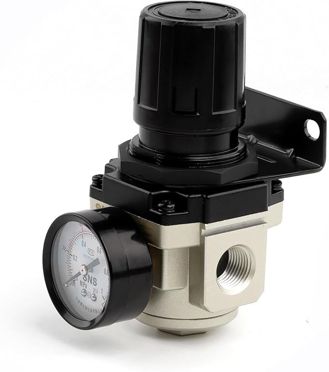 SNS AR4000-N04 Female Thread 1/2 NPT Air Pressure Regulator 0-150 PSI Adjustable by SNS
