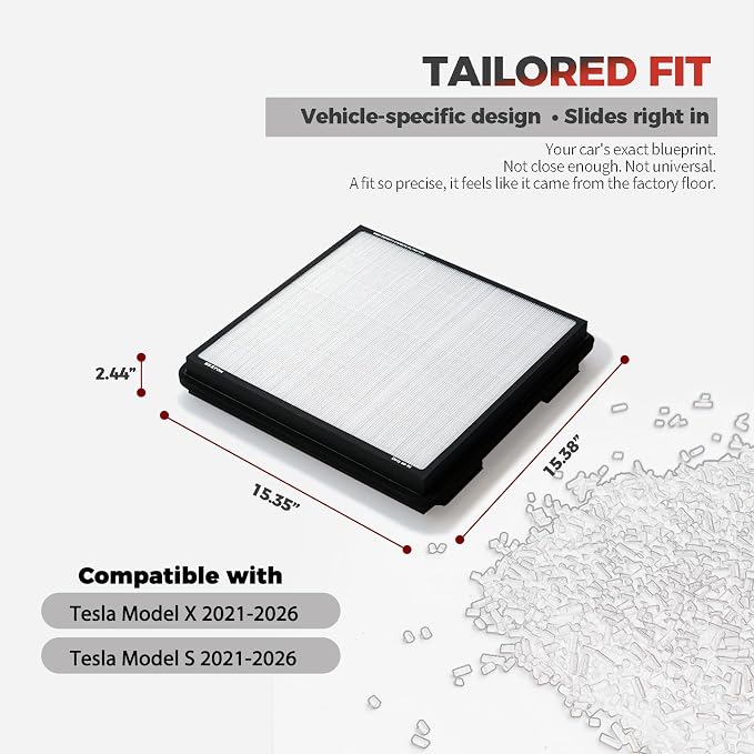 HEPA Air Filter for Tesla Model X Model S - Image 2
