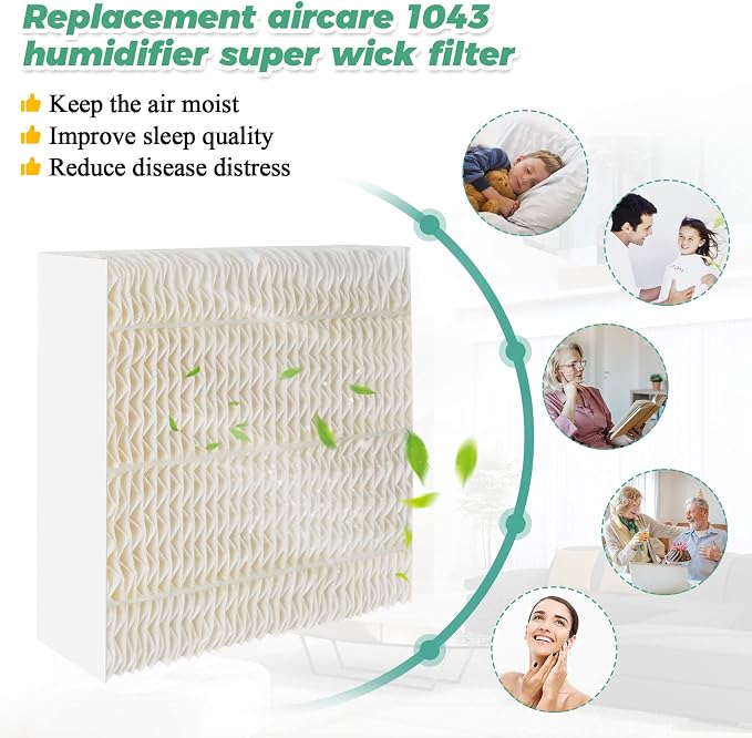 Techecook 1043 Super Humidifier Wick Filters Replacement - Image 3