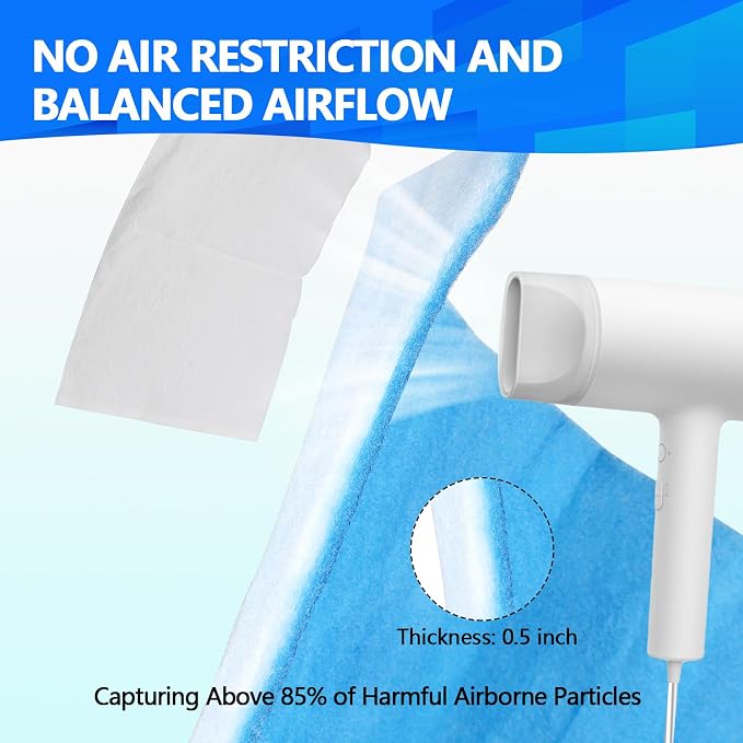 20" x120" Air Vent Filters, Cut to Fit Air Filter, MERV 8 Triple Vent Filter - Image 4