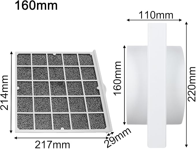 Washable Duct Air Filter For PVC And PE Pipes Reusable Sponge Net Ventilation - Image 4