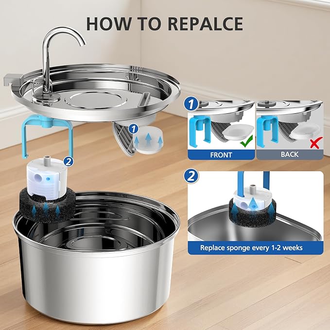 50 Pack Cat Water Fountain Filters - Image 7