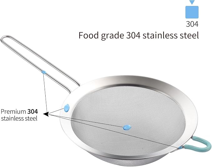 304 Stainless Steel Fine Mesh Strainers - Image 2