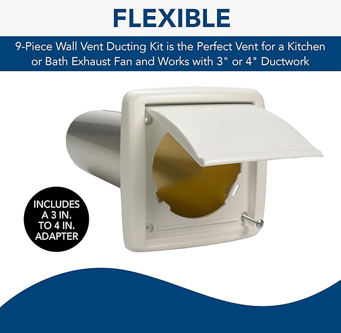 Broan-NuTone WVK2A Flexible Wall Ducting Kit - Image 4