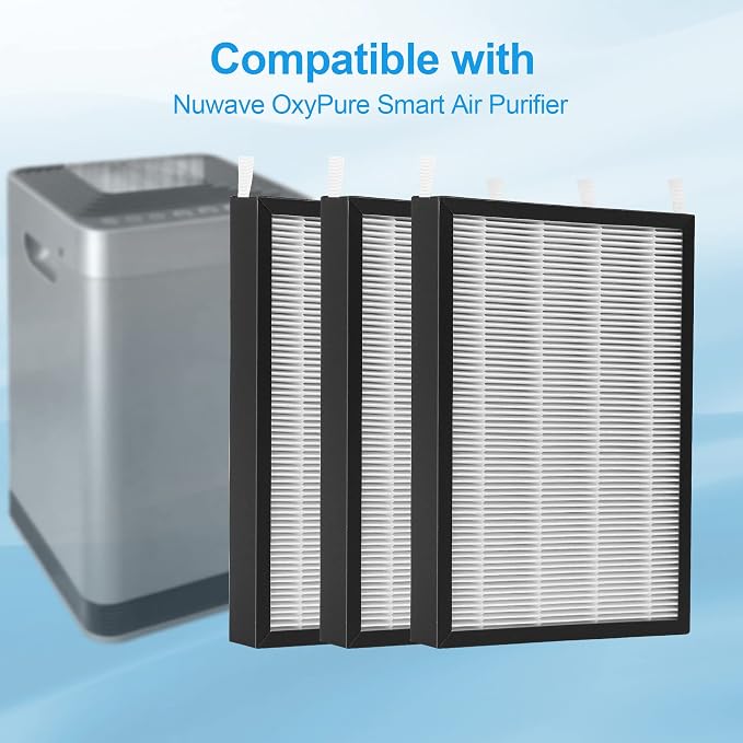 3 Packs HEPA Carbon Combo Replacement Filters - Image 2