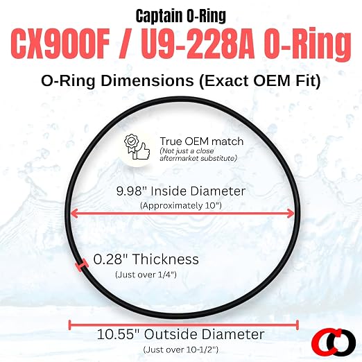 Captain O-Ring – Replacement CX900F / U9-228A / O-240 O-Rings - Image 2