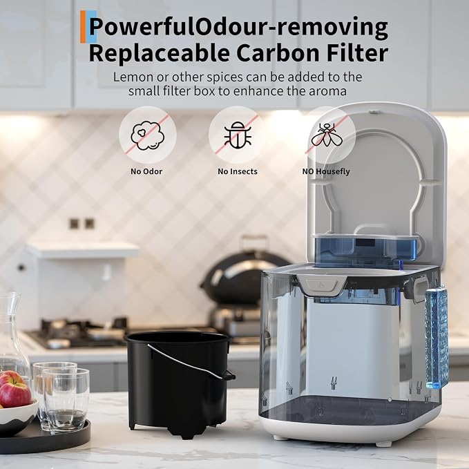 3.5L Electric Composter Countertop, 3 Modes Kitchen Smart Compost Bin - Image 5
