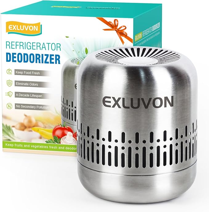 Refrigerator Deodorizer, Lasts for 10 Years Fridge Deodorizer Kitchen Gadgets by Exluvon