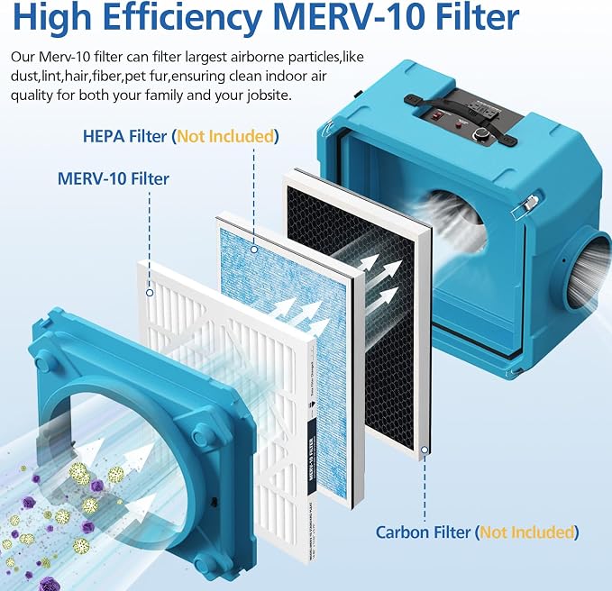 10 Pack MERV-10 Filter Replacement, Compatible - Image 4