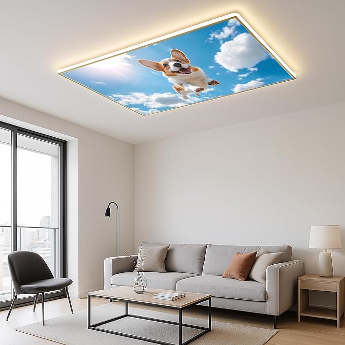 2 Pack Fluorescent Light Covers 4x2 ft Magnetic Light Covers - Image 7