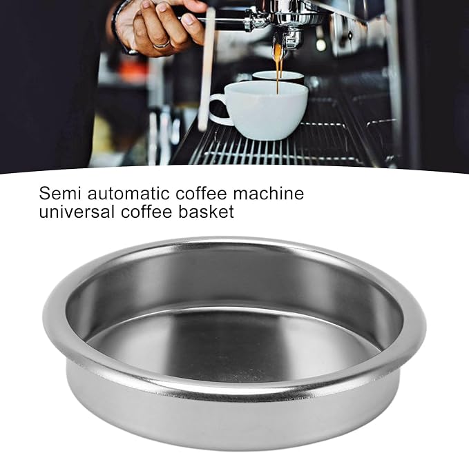58mm Backflush Inser, Stainless Steel Coffee blind Filter Portable Blind Filter - Image 4