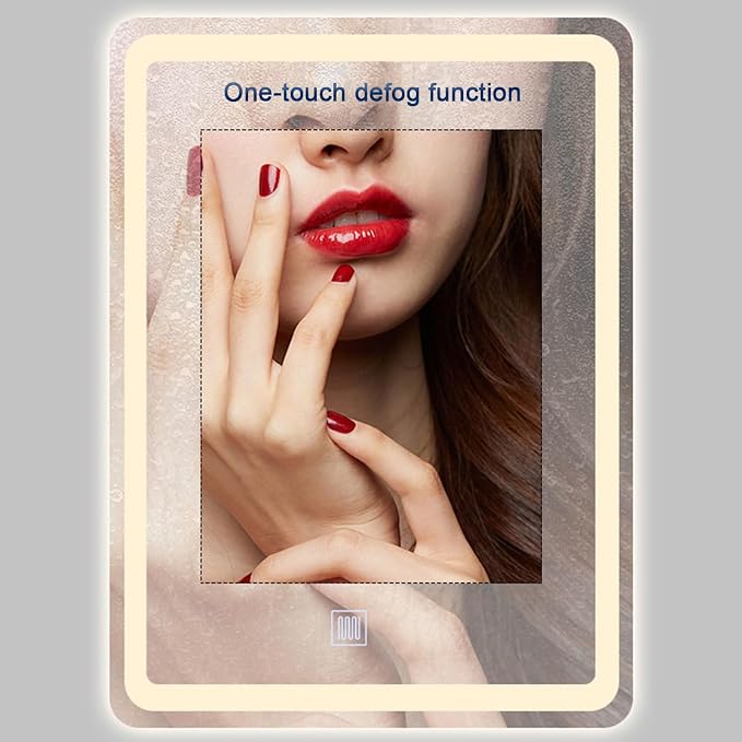 Bathroom Mirror with LED Lights, Makeup Vanity Touch Mirror with LED - Image 5