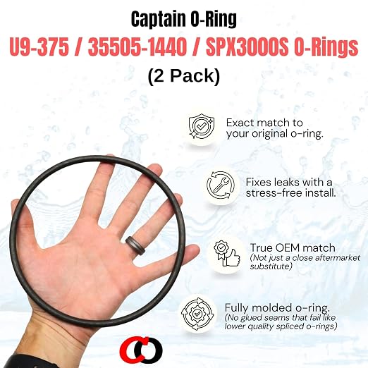 Captain O-Ring – Replacement U9-375/35505-1440 / SPX3000S / O-12 O-Rings - Image 5