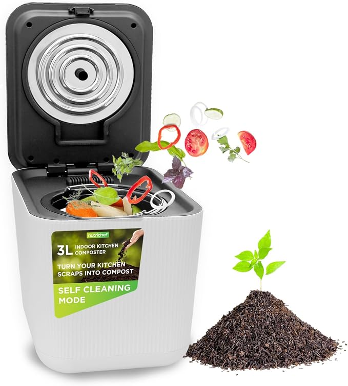 Nutrichef 3L Electric Kitchen Composter by NutriChef%E2%84%A2Kitchen
