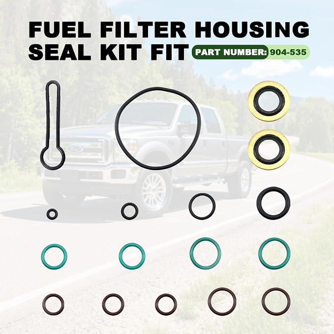Fuel Filter Housing Seal Kit Fit - Image 3