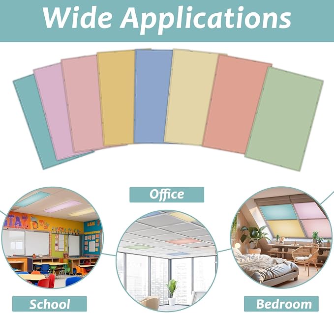 8 Pcs Fluorescent Light Covers - Image 4