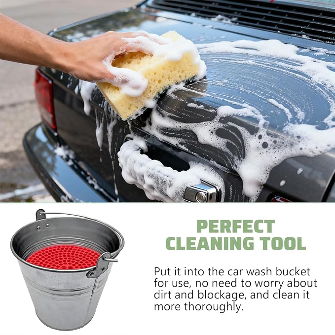 Bullet Car Wash Bucket Grit Trap Inserts, Vehicle Detailing Wash Filter - Image 5
