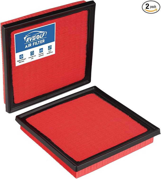 2PCS Engine Air Filter Fit for Subaru Ascent 19-26, Forester 19-24, Impreza by RVgolf