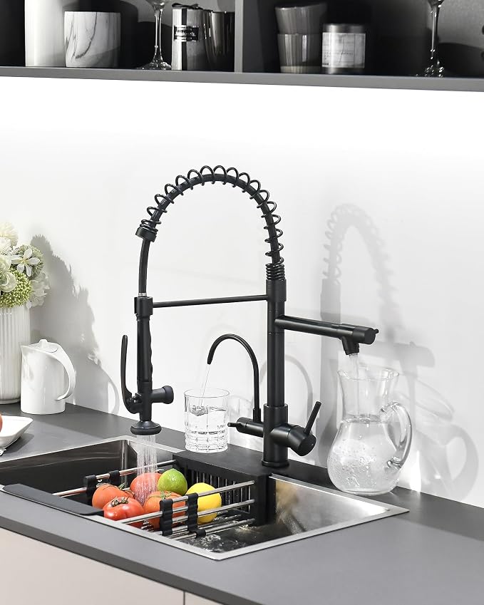 Fapully Commercial 3 Way Kitchen Faucets - Image 4