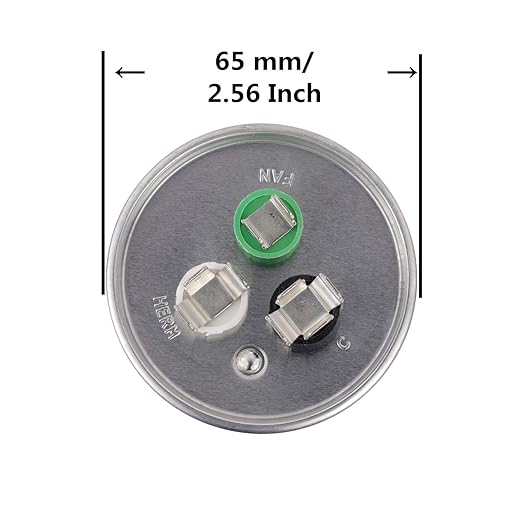 BOJACK 45+5 uF 45/5 MFD ±6% 370V/440VAC CBB65 Dual Run Circular Start Capacitor - Image 3