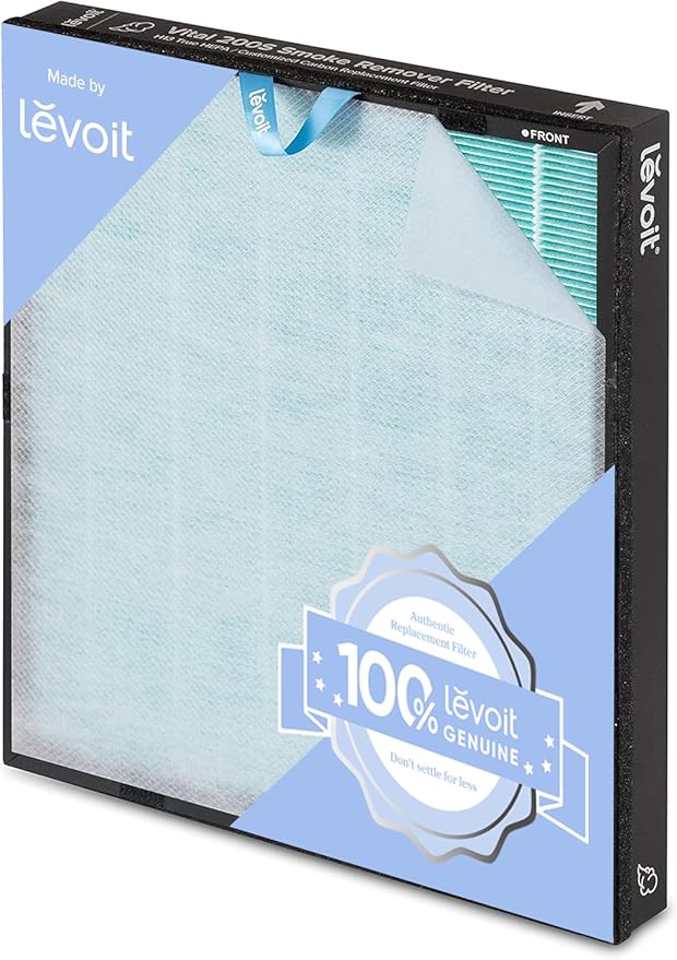 LEVOIT Genuine Vital 200S-P Air Purifier Smoke Remover Replacement Filter by Levoit