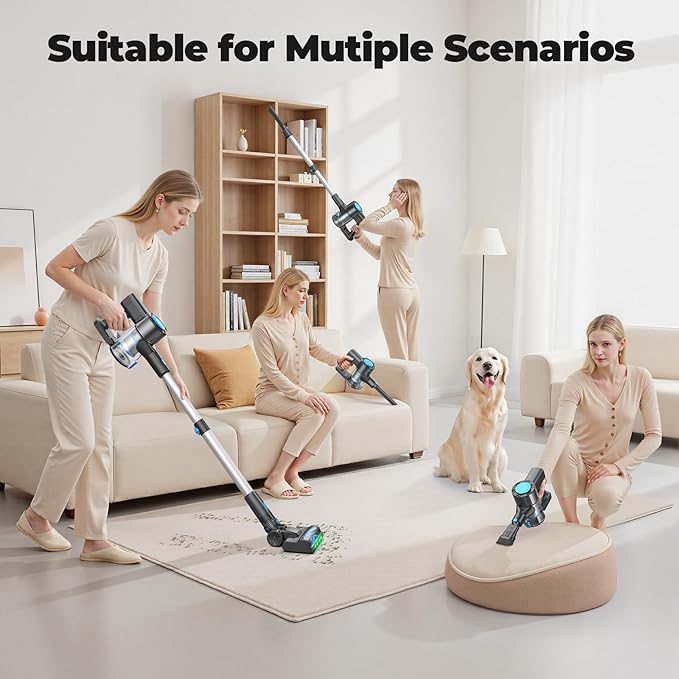 Cordless Vacuum Cleaner, Powerful Lightweight Stick Vacuum - Image 2