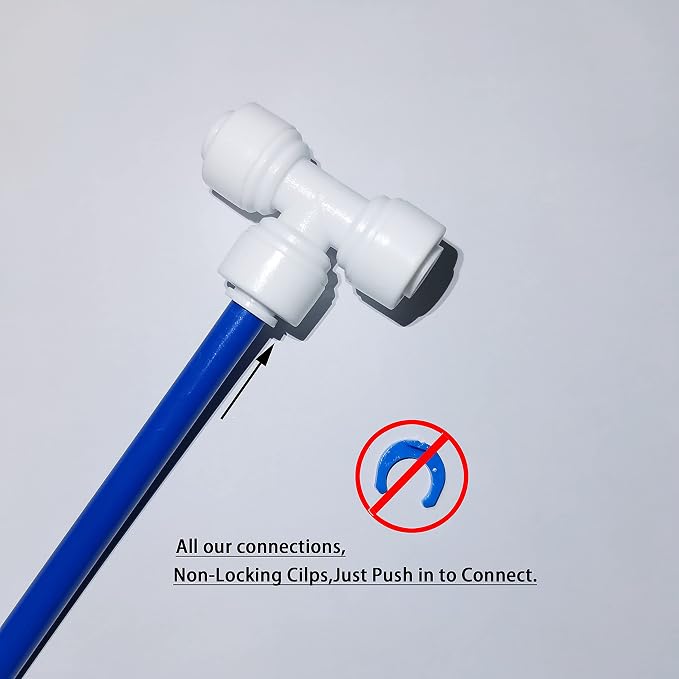 YZM Straight Male Thread Adapter 1/4" Male x 3/8" OD Tube Quick Connector - Image 3