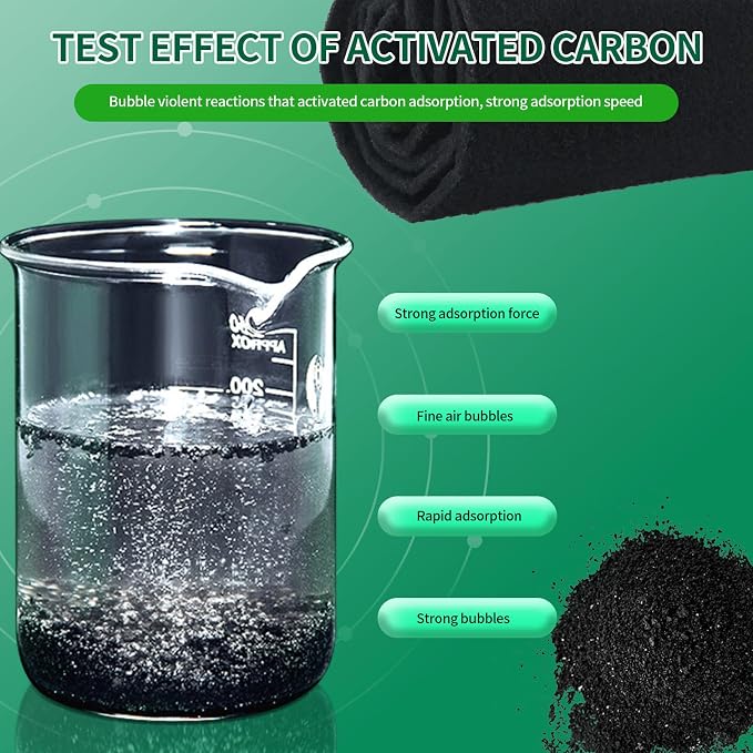 Activated Carbon Filter Carbon Air Pre Charcoal Hepa AC Vent Carbon Fabric Air - Image 8