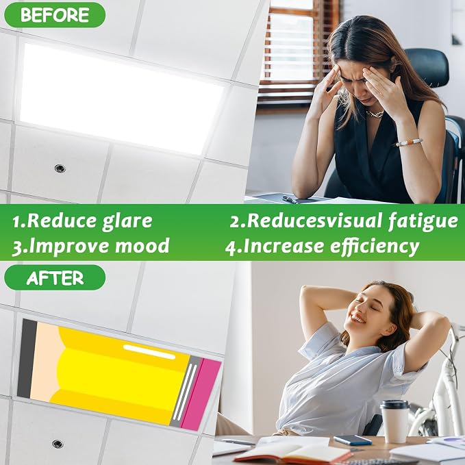 8Pcs First Day of School Fluorescent Light Covers - Image 4