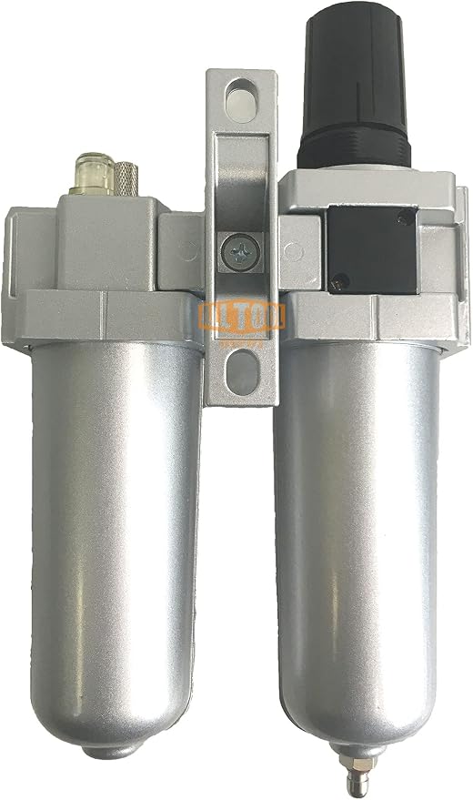 3/4" NPT HEAVY DUTY Compressed Air In Line Filter Regulator Lubricator Oiler - Image 6