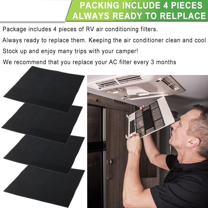 RV Air Conditioner Foam Filter Replacement 6798A3761 Compatible - Image 2