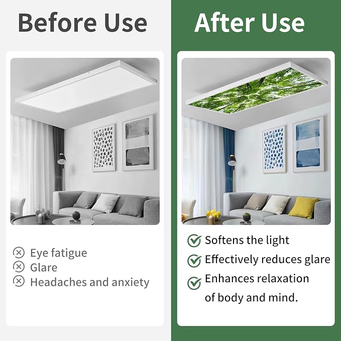 Torixqi12 Pcs Fluorescent Light Covers - Image 3