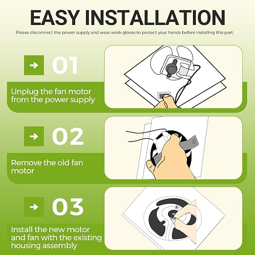 Universal Bathroom Fan Motor Replacement - Image 6
