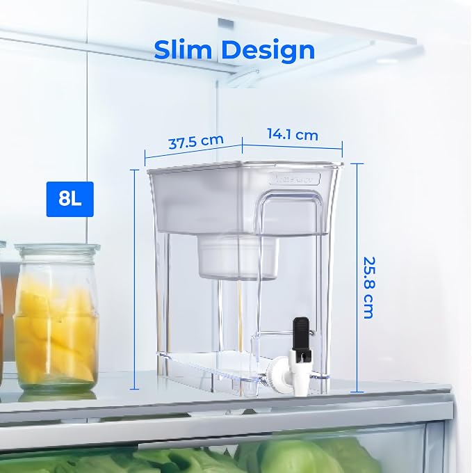 Waterdrop 35-Cup Slim Water Filter Dispenser, Large Capacity, 200-Gallon - Image 3