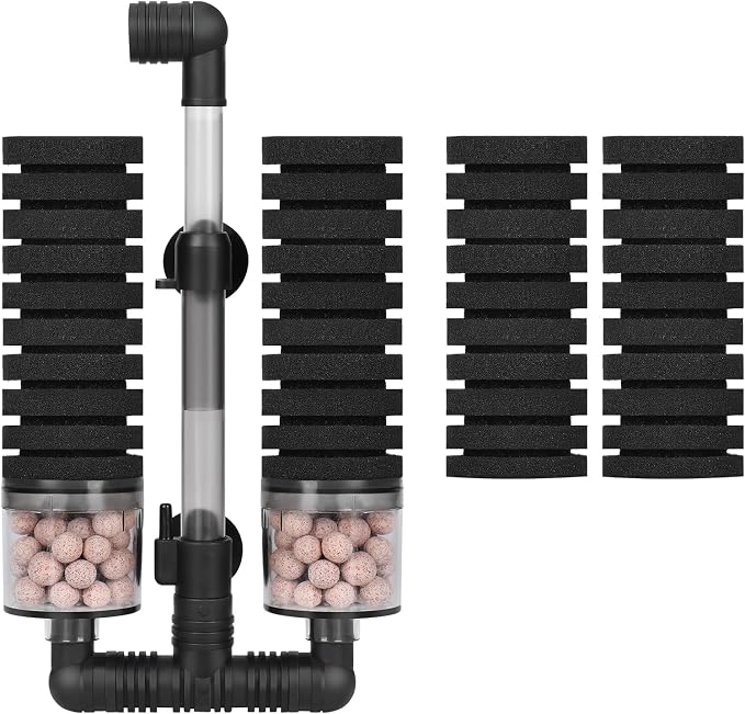 AQUANEAT Aquarium Air Powered Sponge Filter by Aquaneat