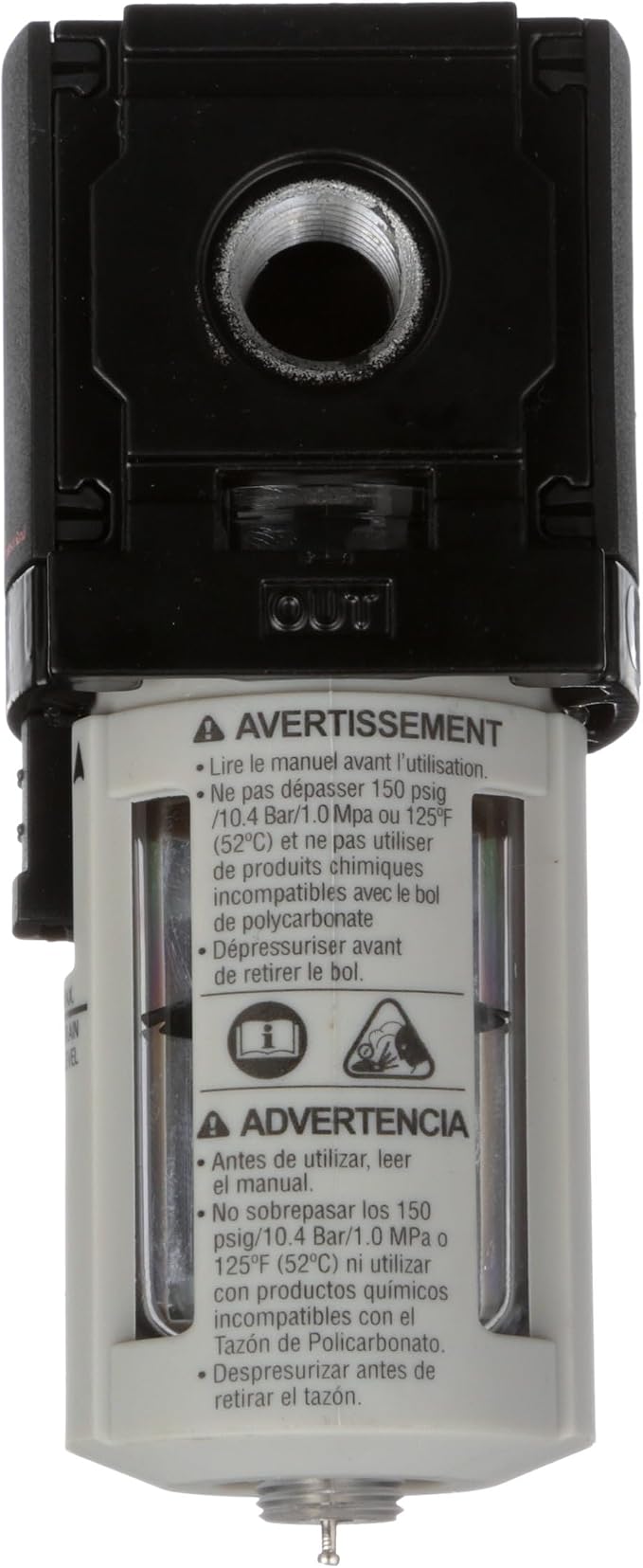ARO Ingersoll Rand ARO F35121-400-VS Air Line Filter, 1/4" NPT - Image 3