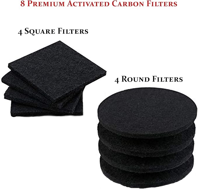 RED FACTOR 8 Pack Extra Thick Charcoal Filters - Image 2