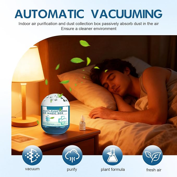 Indoor Air Purification Dust Removal Magic Box, Long-Lasting Freshness - Image 2