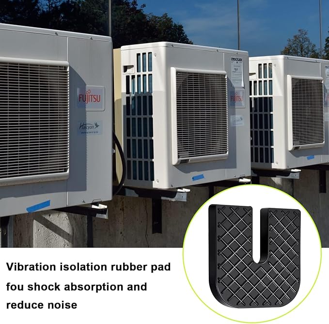 Rubber Isolator Pad 4 Pack Air Conditioner Shock Pad Anti Vibration Pads - Image 4