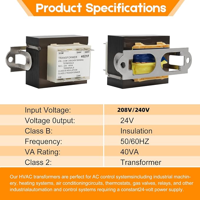 240V to 24V 0130M00138S Transformer - Image 5